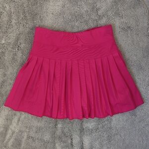 Hot Pink Stretchy Spandex Skirt Skort Mini Size Medium